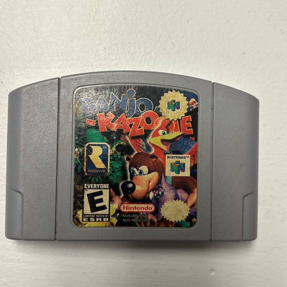 Banjo Kazooie Nintendo 64 Game